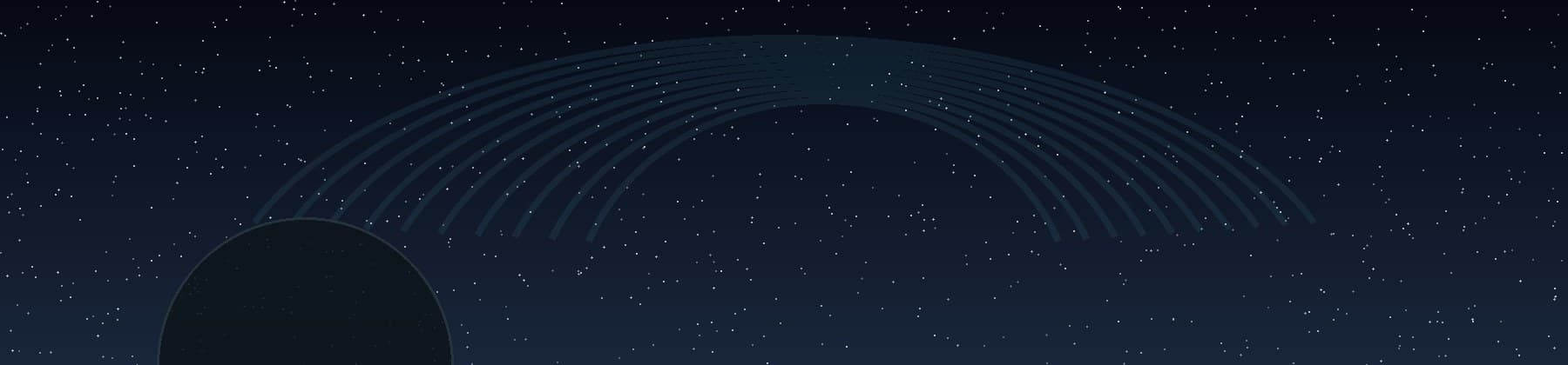 Astronomy and observation visual